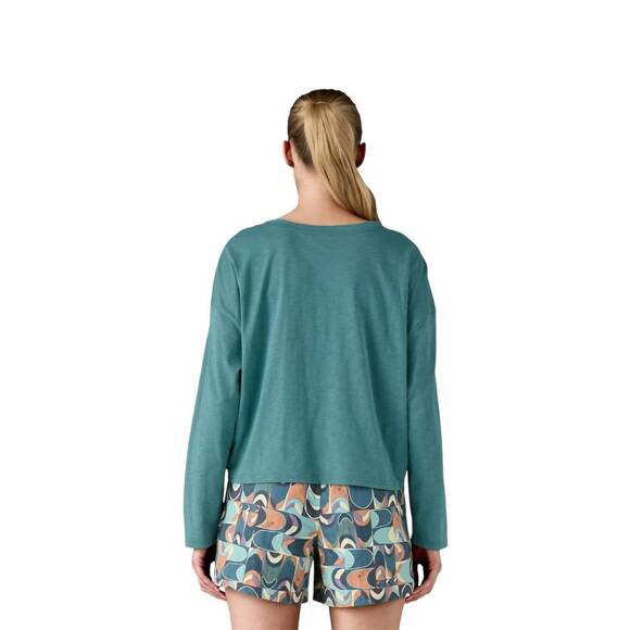 NEW PATAGONIA long-sleeved mainstay top in wetland blue - Picture 4 of 5